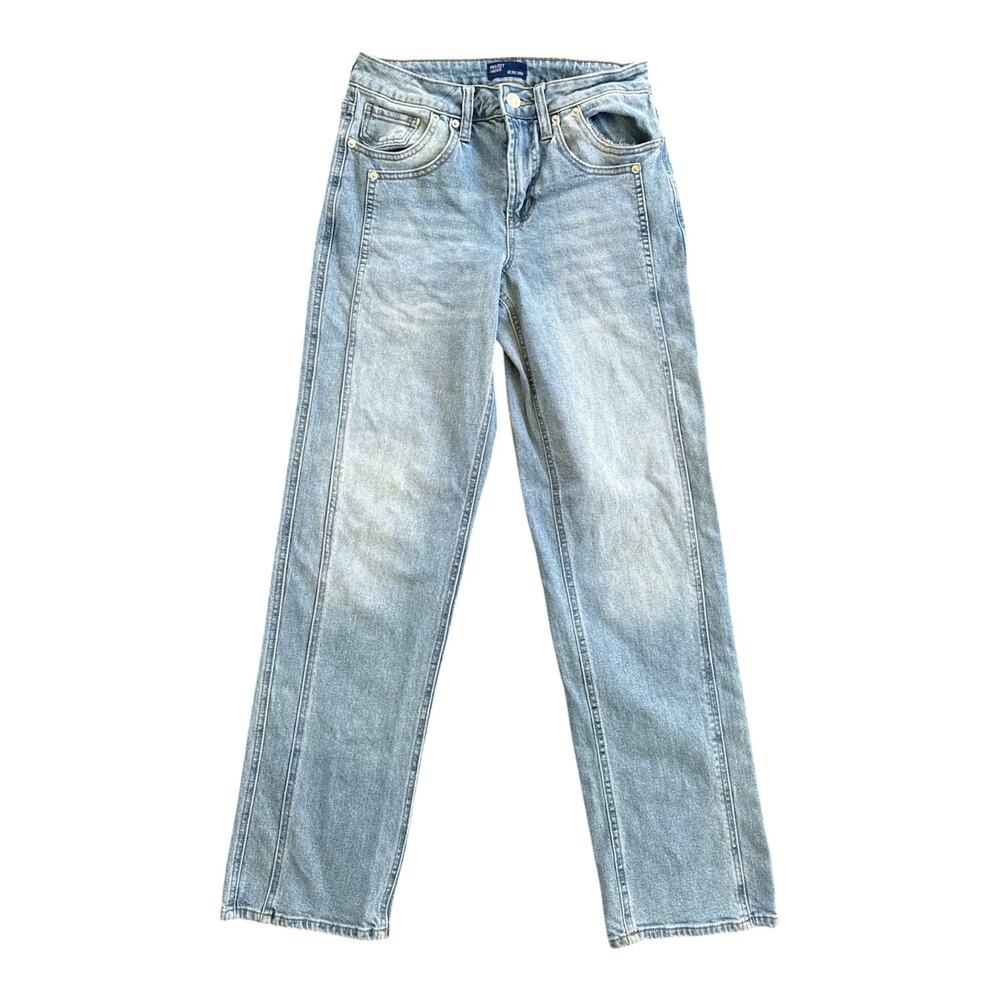 Project Indigo Juniors 7 light-wash, straight-leg denim jeans